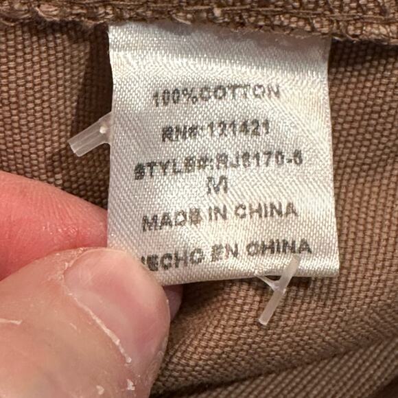 Ellison Women’s Medium Leopard Print Full Zip Jacket in 100% Cotton Lt Brown - Picture 4 of 9